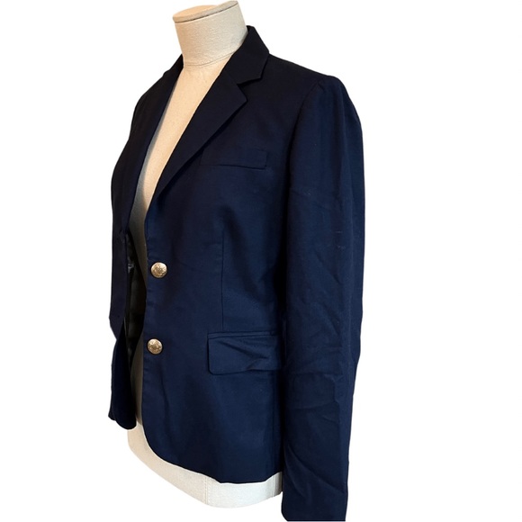 J. Crew Navy Blazer with Gold Buttons - Picture 5 of 13